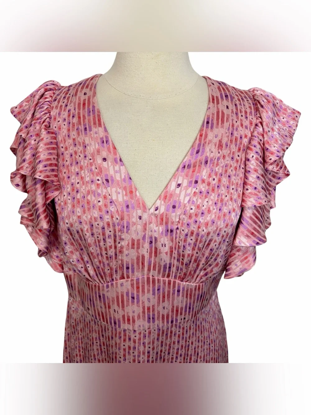 KATE SPADE COLLECTION Poppy Field Devore‎ Maxi Dress, Size 8, NWOT ($598)